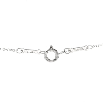 Tiffany Sterling Silver 16mm Elsa Peretti Open Heart Pendant Necklace 4 of 5