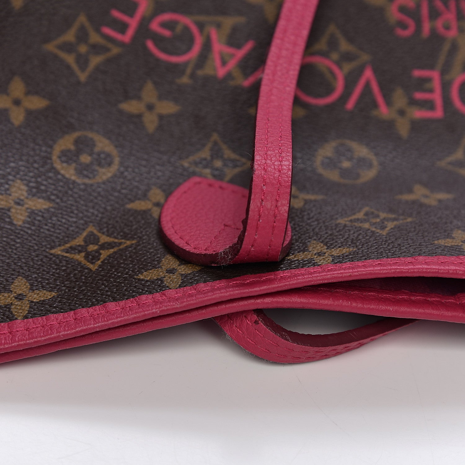 Louis Vuitton Monogram Articles de Voyage Ikat Neverfull GM Rose Indien 7 of 15