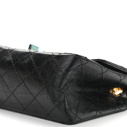 Chanel Aged Calfskin Quilted 2.55 Reissue Mini Flap Black 9 of 9