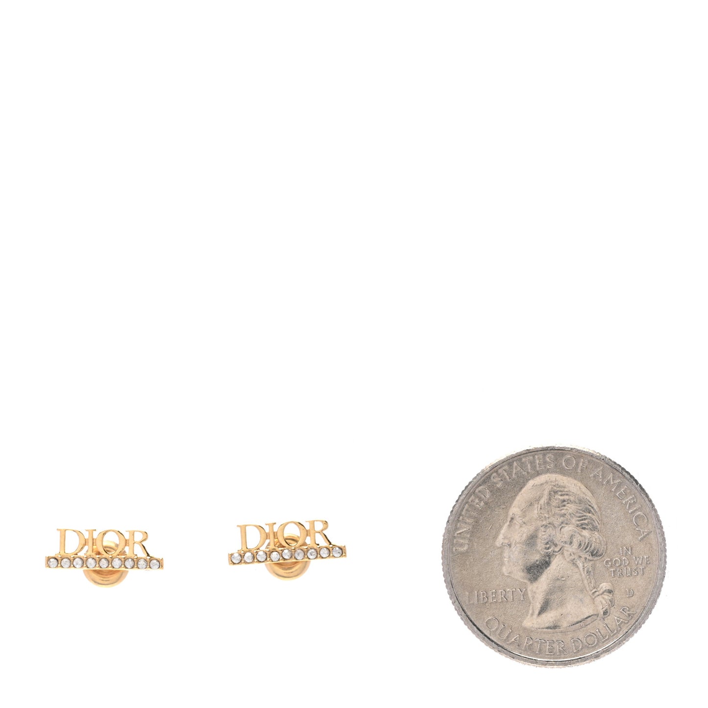 Crystal Dio(r)evolution Earrings Gold
