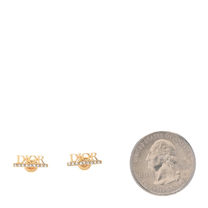 Christian Dior Crystal Dio(r)evolution Earrings Gold 2 of 3