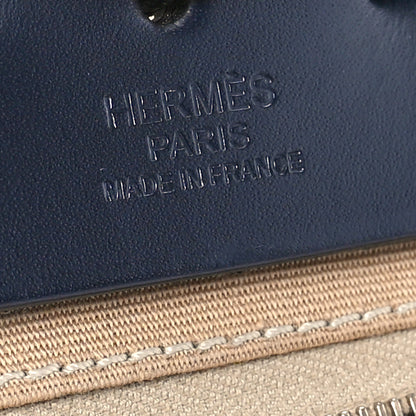 Hermes Vache Hunter Toile Herbag Zip 31 PM  Trench Bleu Indigo 7 of 10