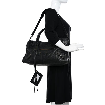 Balenciaga Agneau Classic Hardware Part Time Black 2 of 21