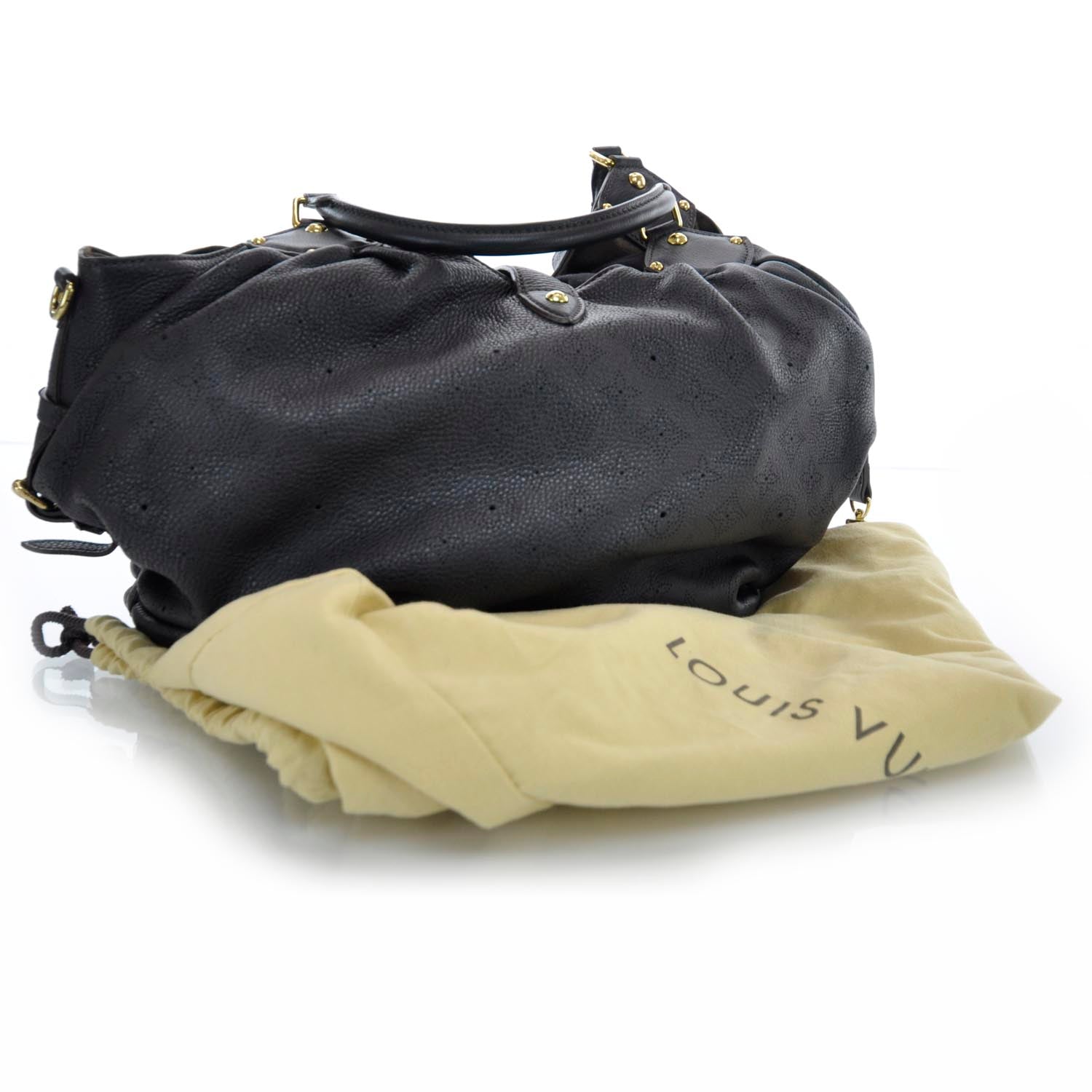 Louis Vuitton Mahina L Black 3 of 8