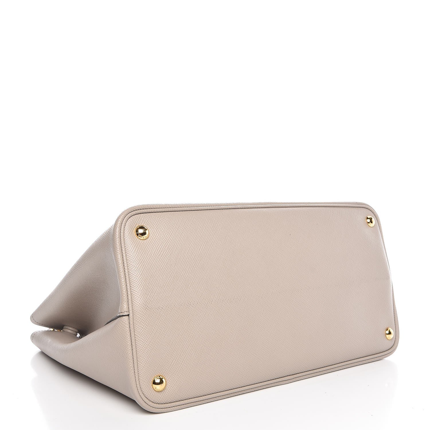 Prada Saffiano Cuir Medium Double Bag Talco Nero Black 5 of 9