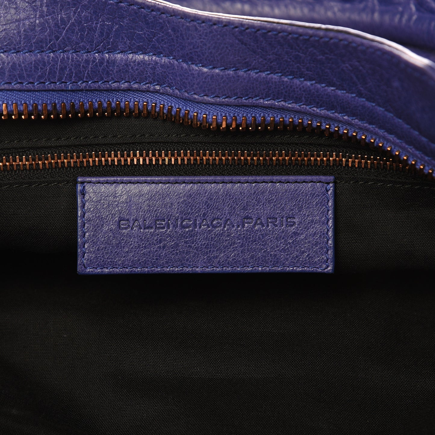 Agneau Giant 21 Rose Gold Hardware City Bleu Lavande