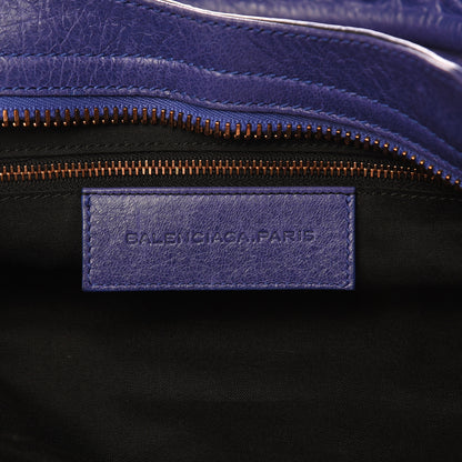 Balenciaga Agneau Giant 21 Rose Gold Hardware City Bleu Lavande 6 of 13