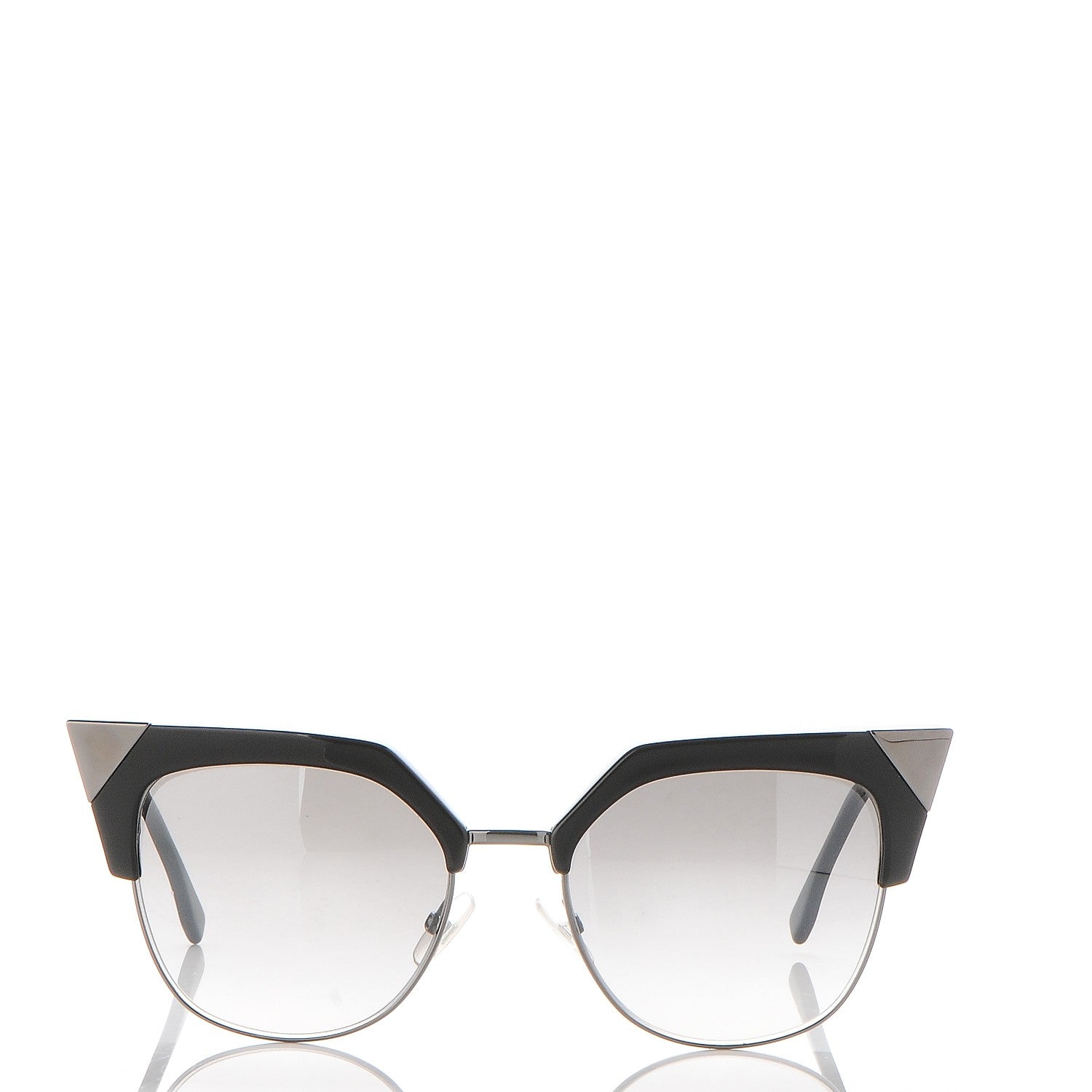 Fendi Cat Eye Iridia Sunglasses FF 0149/S Black 2 of 7