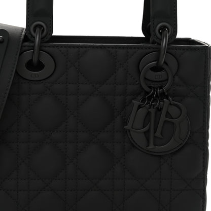 Christian Dior Ultra Matte Calfskin Cannage Small My ABCDior Lady Dior Black 8 of 11