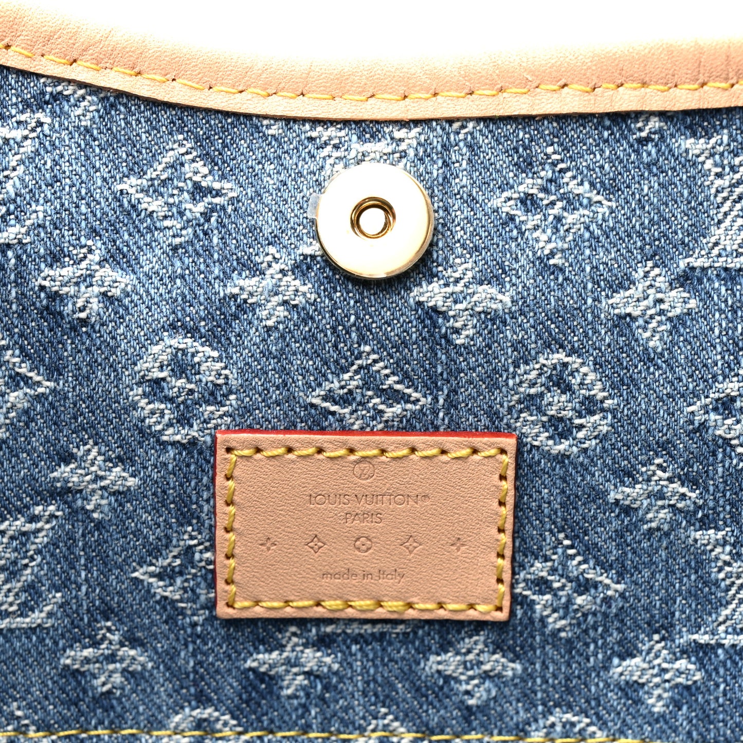 Monogram Denim CarryAll MM Blue