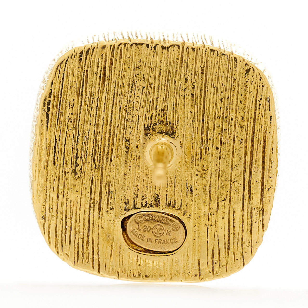 CC Square Earrings Gold