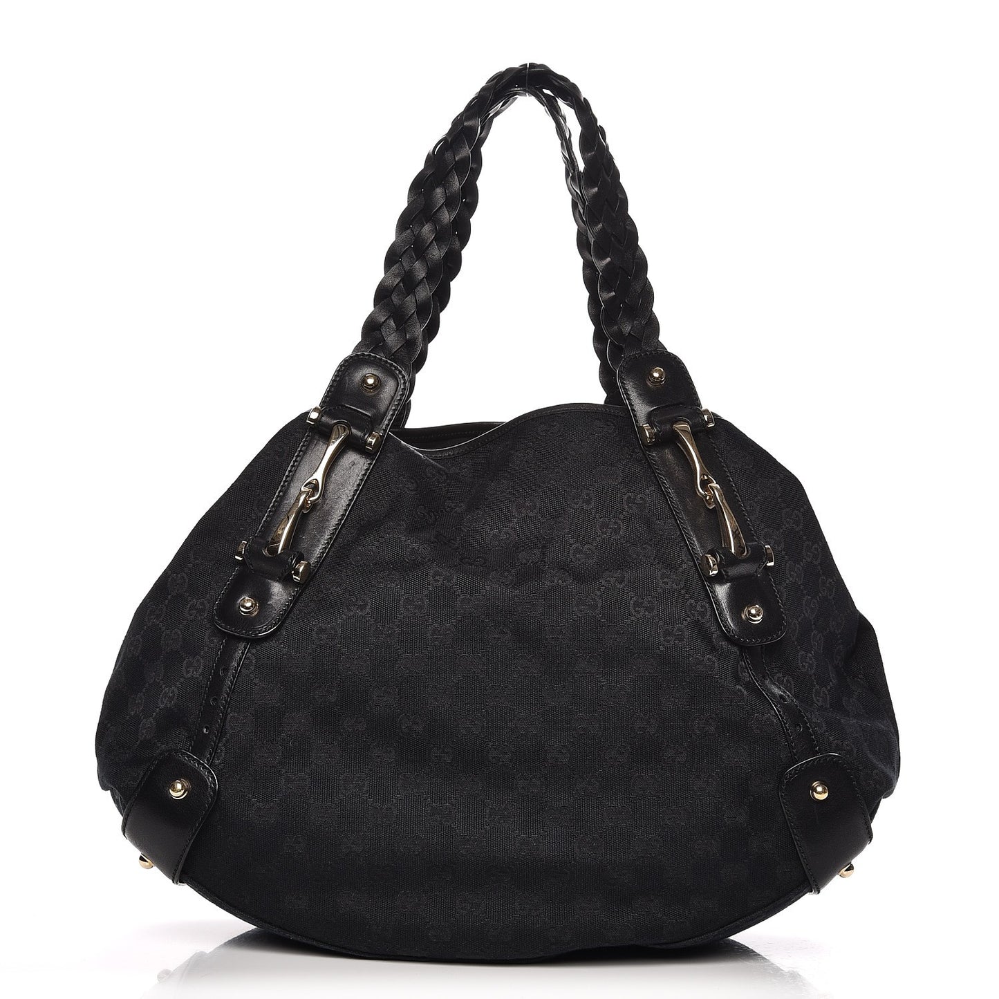 Monogram Medium Pelham Shoulder Bag Black