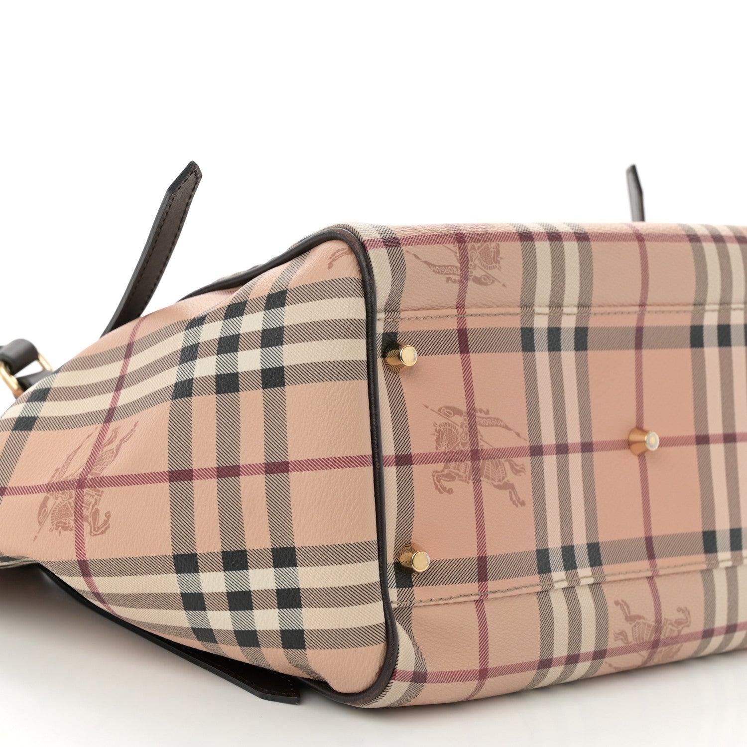 Burberry Haymarket Check Large Canterbury Tote Chocolate 8 of 11