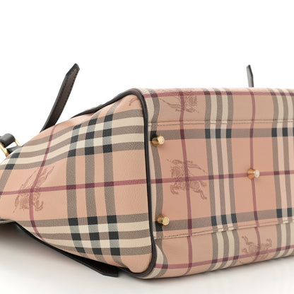 Burberry Haymarket Check Large Canterbury Tote Chocolate 8 of 11