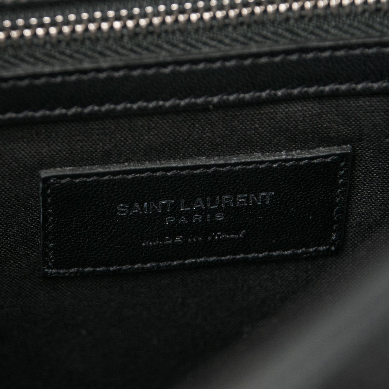Saint Laurent Calfskin Fringe Festival Backpack Black 6 of 7