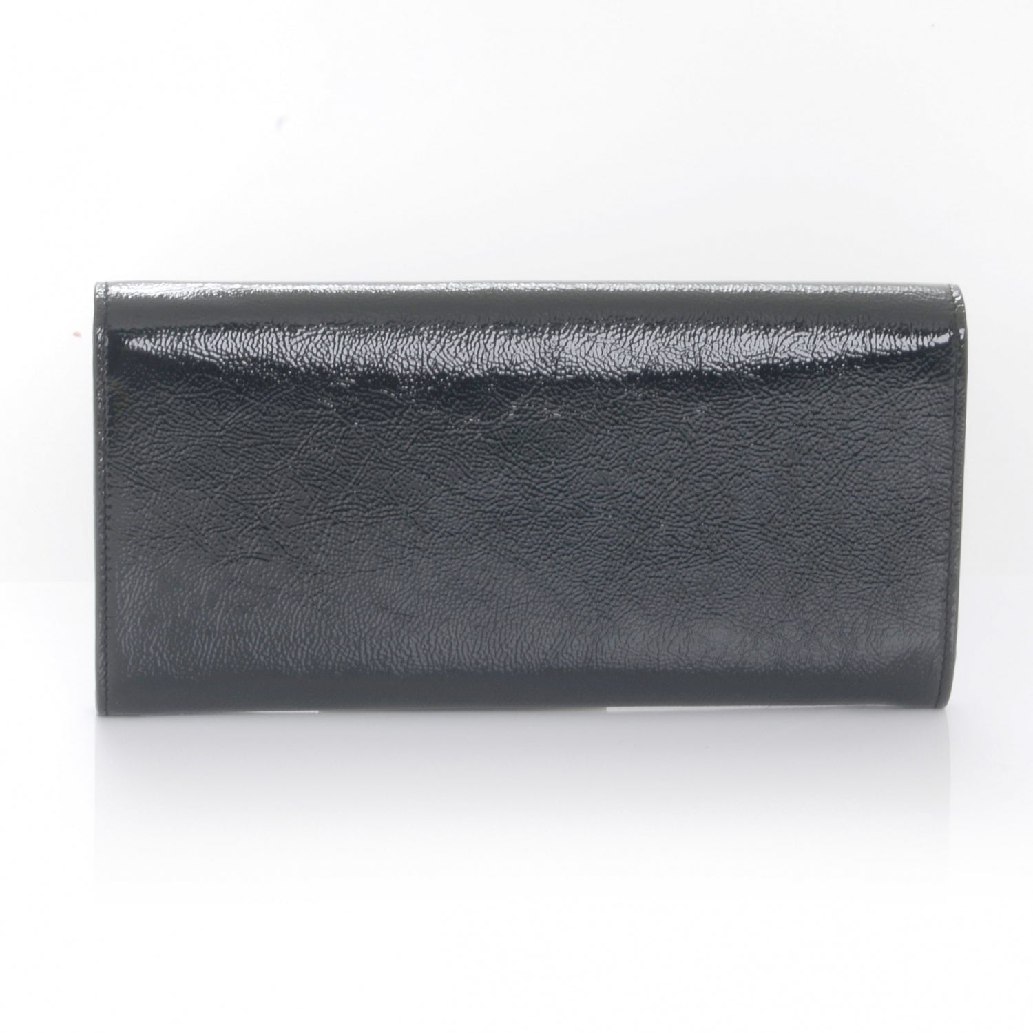 Saint Laurent Patent Belle de Jour Clutch Thyme 4 of 8