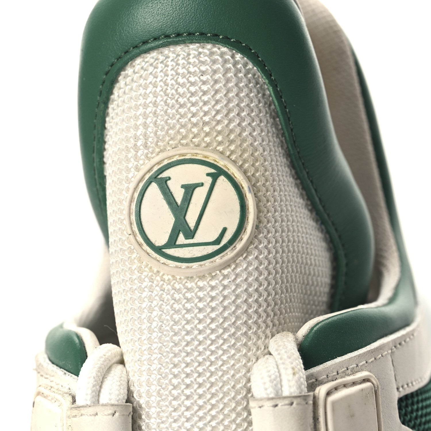 Louis Vuitton Calfskin Technical Nylon LV Archlight Sneakers 39 Green 10 of 10