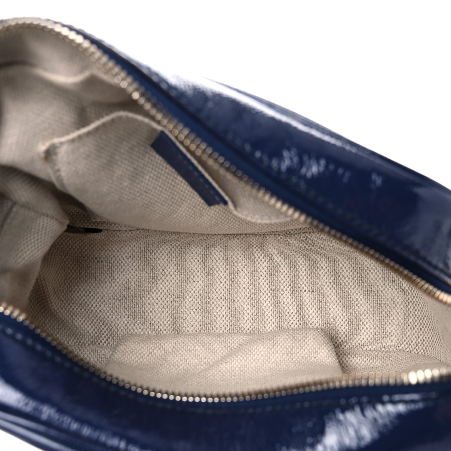 Gucci Vernice Naplack Small Soho Disco Bag Uniform Blue 4 of 14