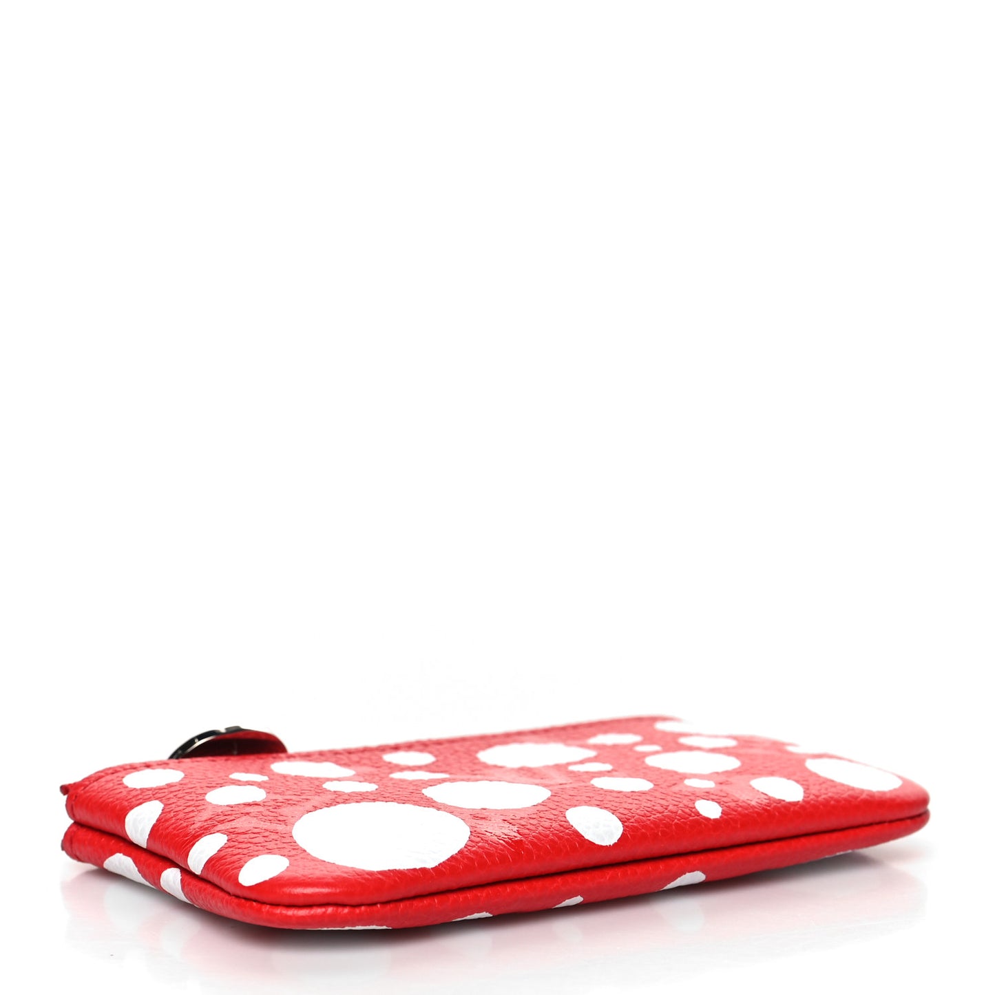LV X YK Empreinte Infinity Dots Key Pouch Red White