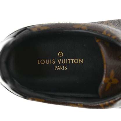 Louis Vuitton Patent Monogram Frontrow Sneakers 39 8 of 11
