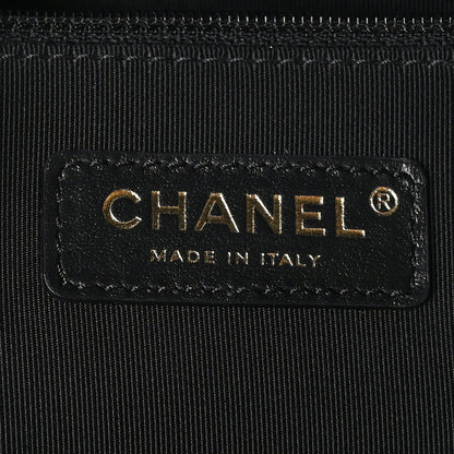 Chanel Aged Calfskin Small Charms Deauville Tote Black 6 of 9