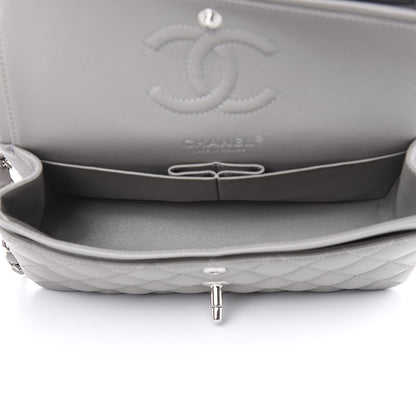 Chanel Lambskin Quilted Small Double Flap Grey 5 of 12
