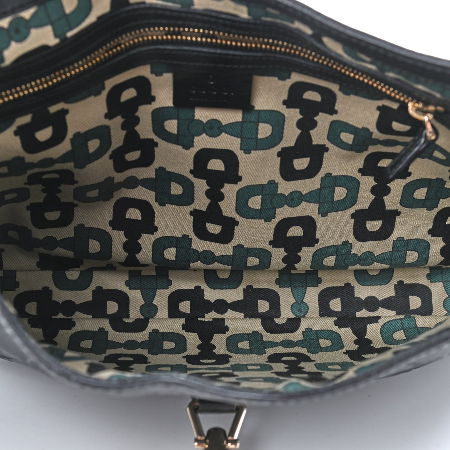Guccissima Small Jackie O Hobo Black