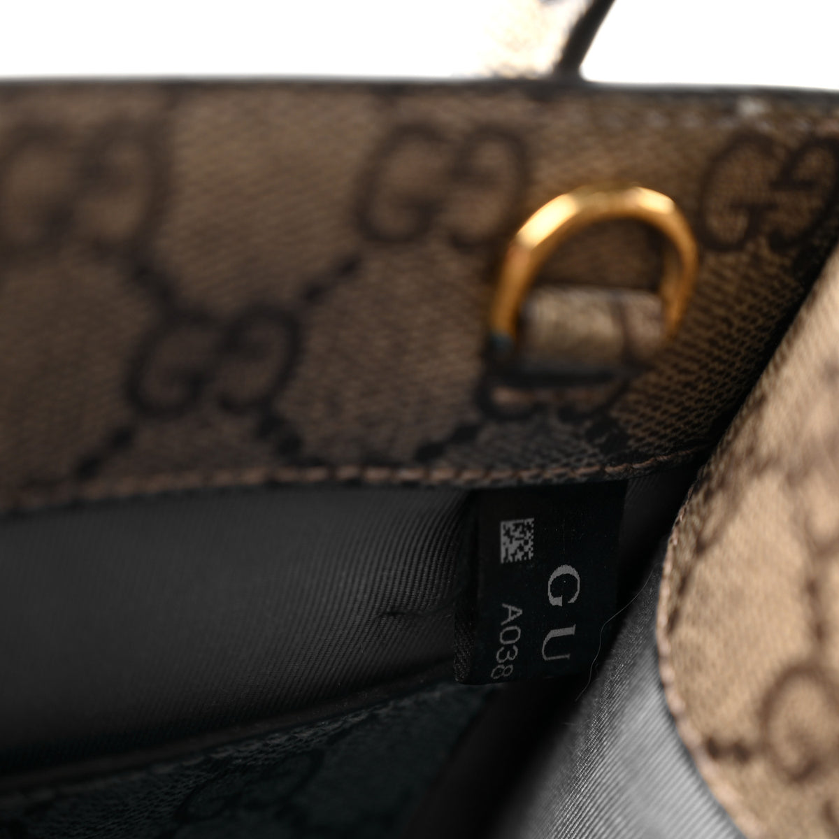Gucci GG Supreme Monogram Exquisite Mini Vertical Tote Beige Ebony Blue Crop Live Red 11 of 12