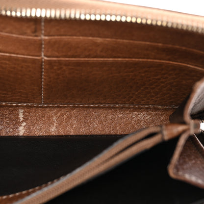 Gucci Guccissima Bamboo Tassel Zip Around Wallet Light Brown 5 of 6