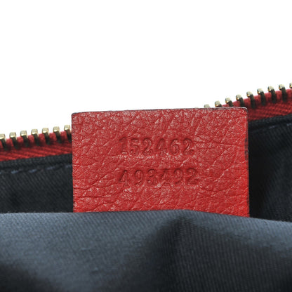 Gucci Goatskin Small Capri Bowler Red 6 of 7