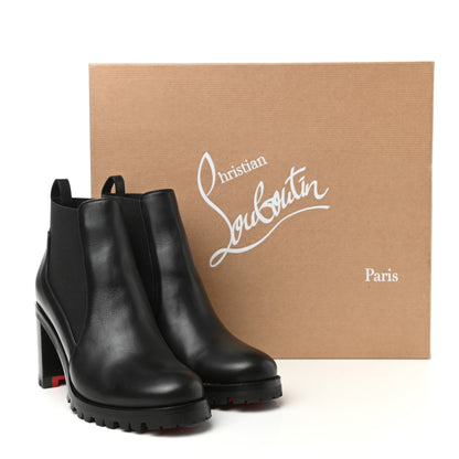 Christian Louboutin Calfskin Marchacroche 70 Chelsea Boots 35 Black 8 of 8