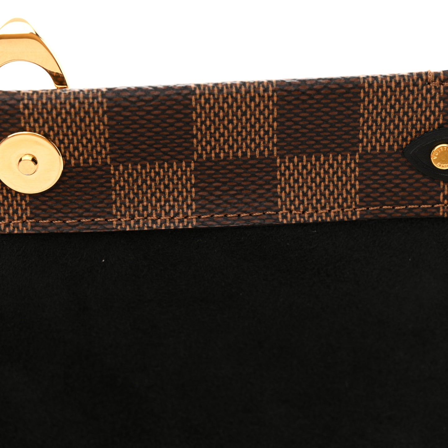 Damier Ebene Vavin Chain Wallet Black