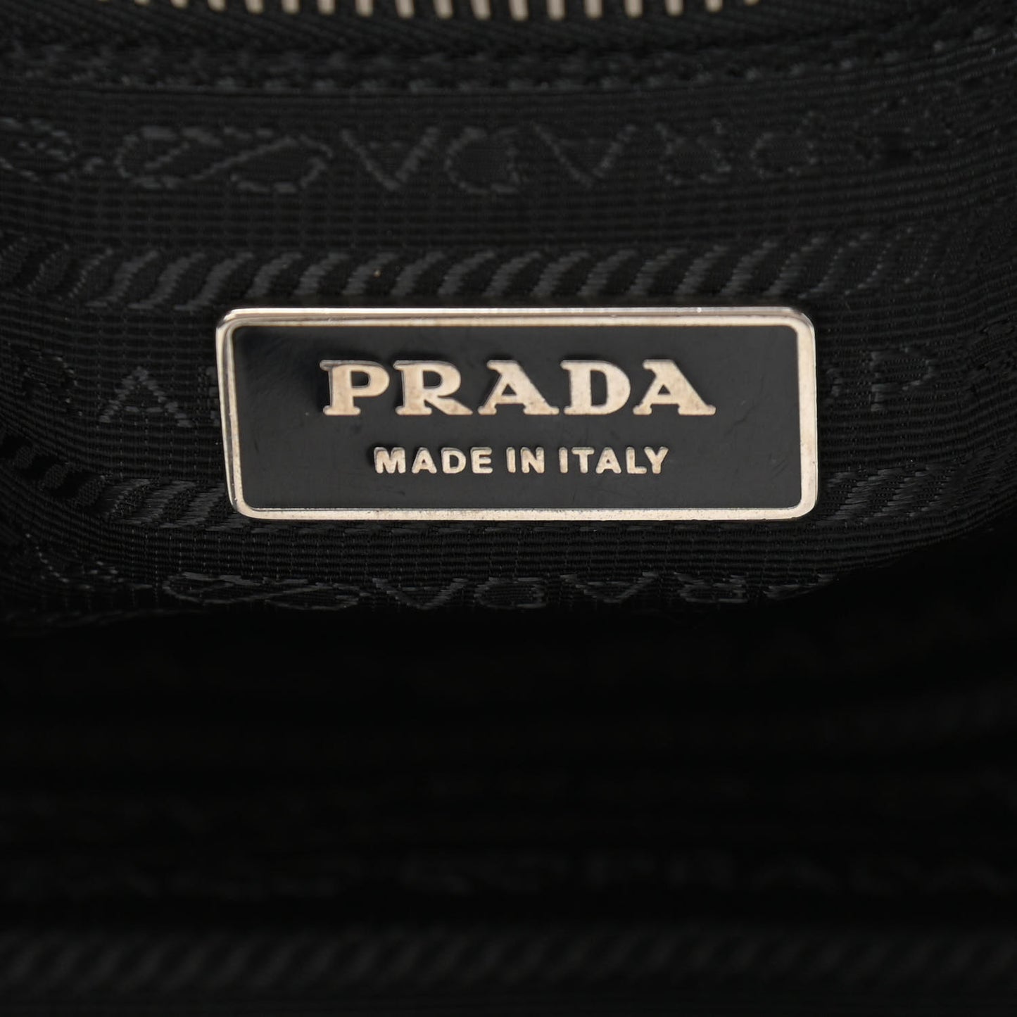 Tessuto Nylon Saffiano Tote Black