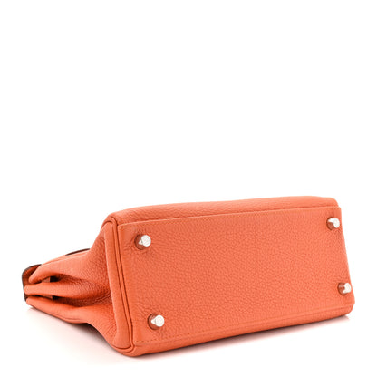 Hermes Togo Kelly Retourne 25 Orange 4 of 13
