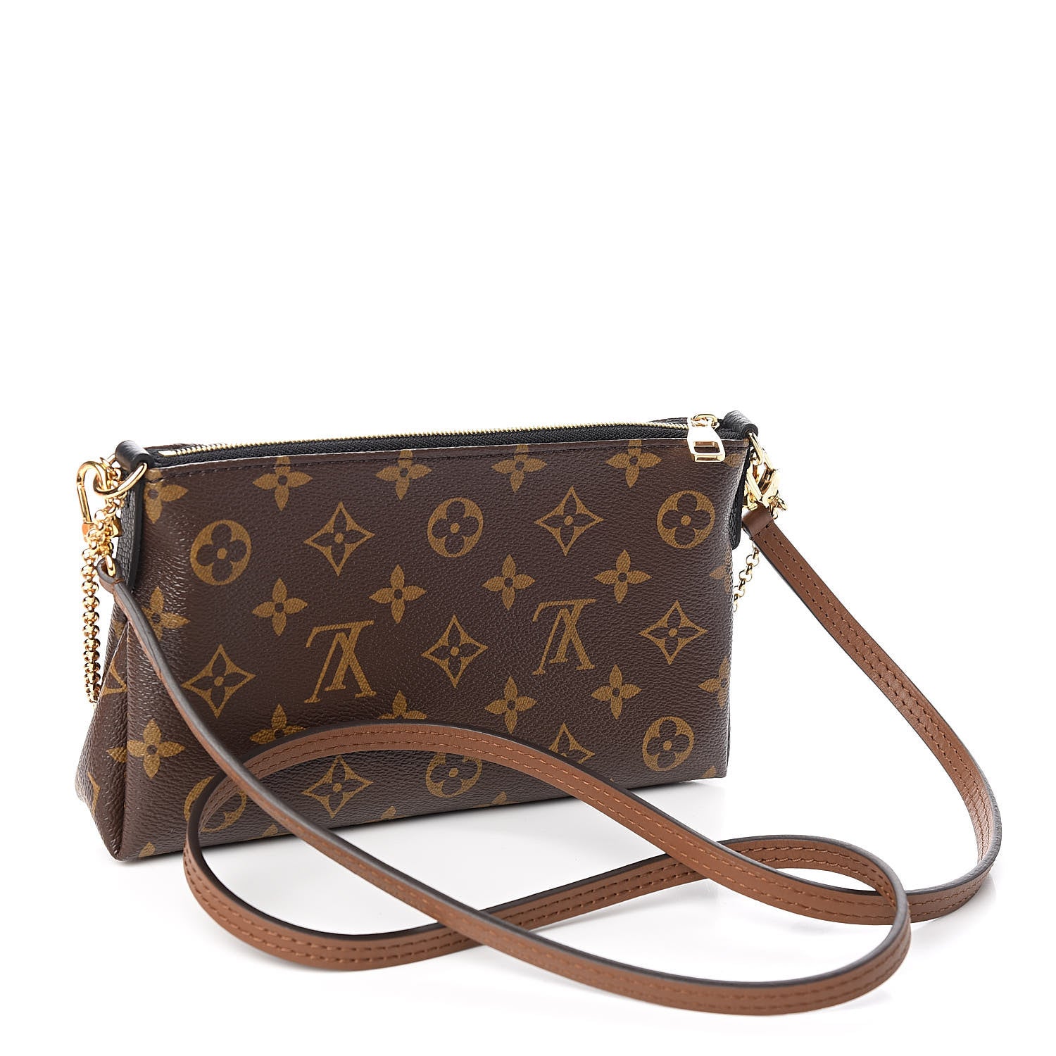 Louis Vuitton Monogram Pallas Clutch Black 3 of 11