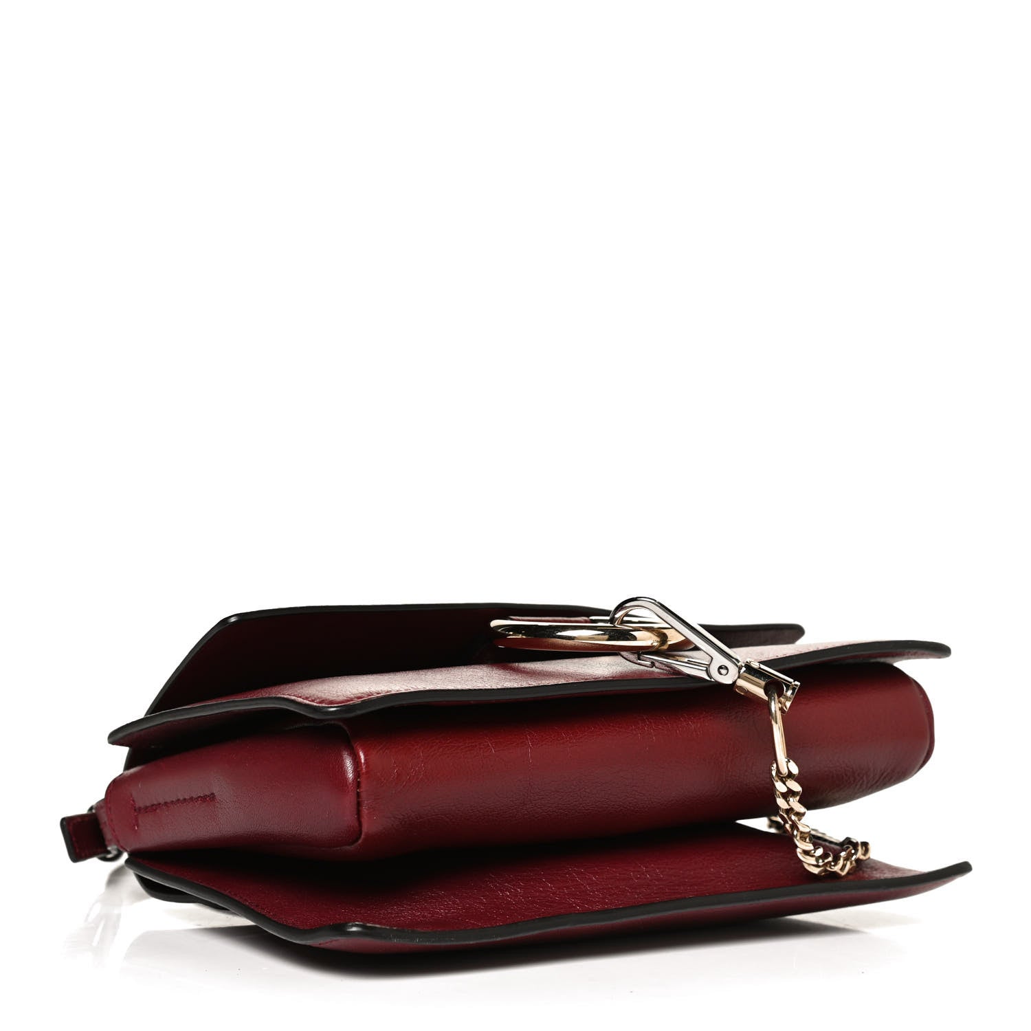 Chloe Goatskin Small Faye Shoulder Bag Sienna Red 4 of 14