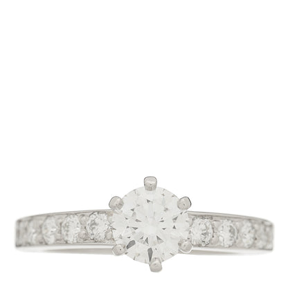 Tiffany Platinum Diamond .57ct Engagement Ring 46 3.75 1 of 6