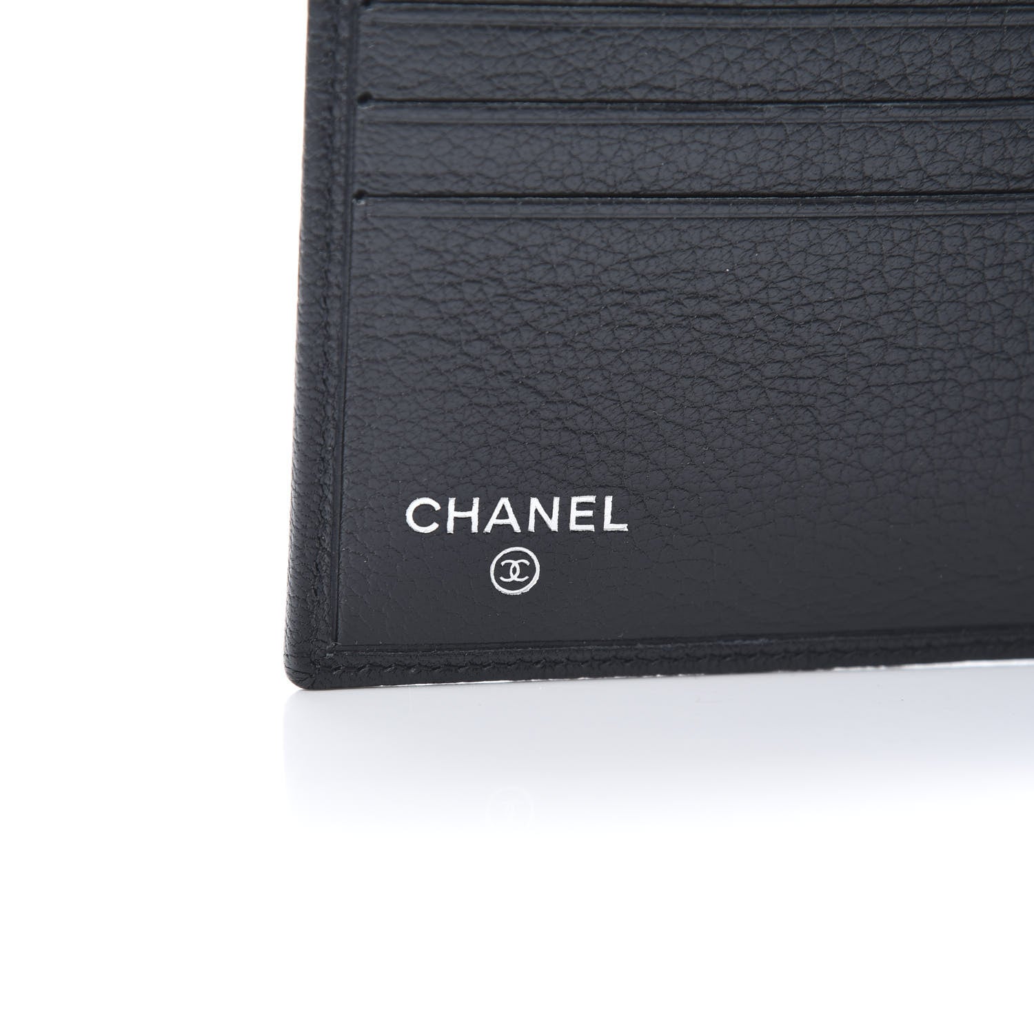 Chanel Goatskin Bi-Fold Wallet Black 6 of 8
