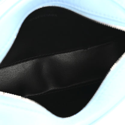 Balenciaga Calfskin XS Everyday Camera Bag Baby Blue Black 5 of 12