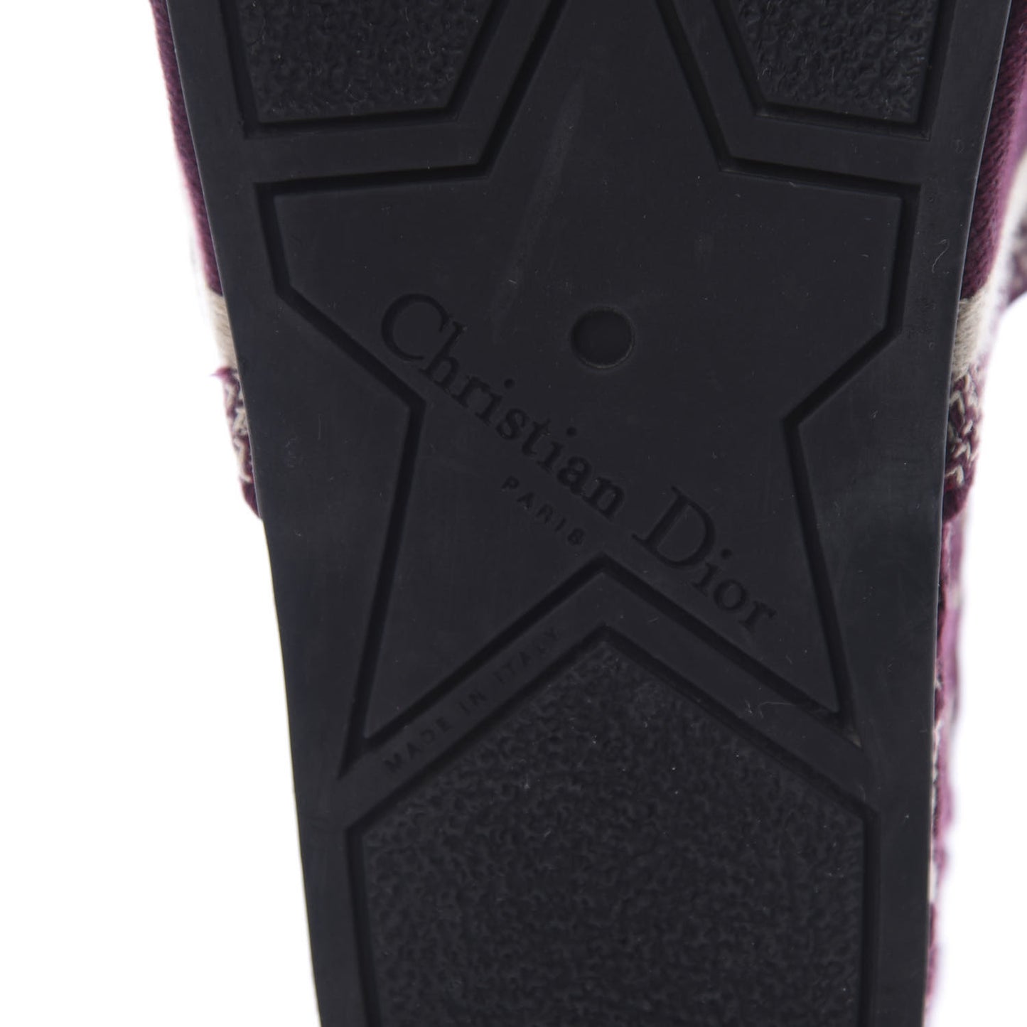 Oblique D-Way Platform Sandal 37 Deep Amaranth