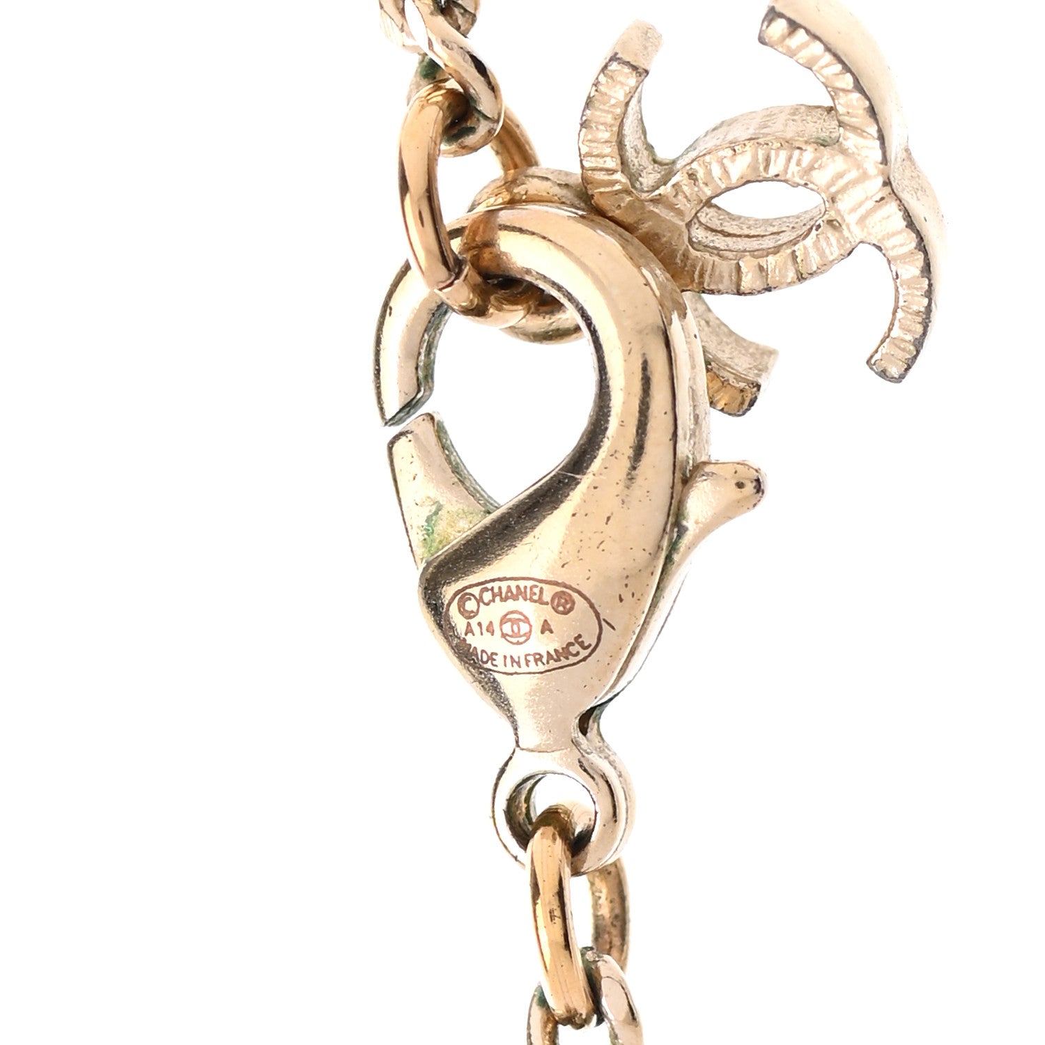 Chanel Metal Paris Dallas CC Star Pendant Necklace Gold 6 of 7