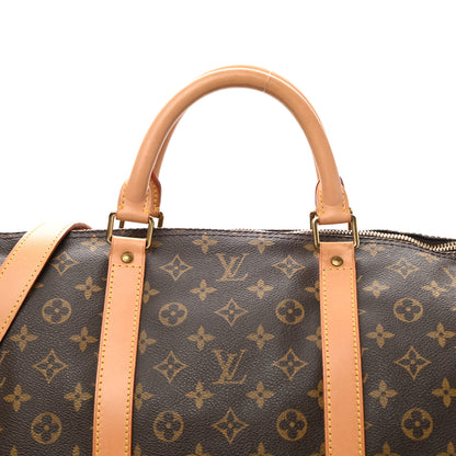 Louis Vuitton Monogram Keepall Bandouliere 60 9 of 12