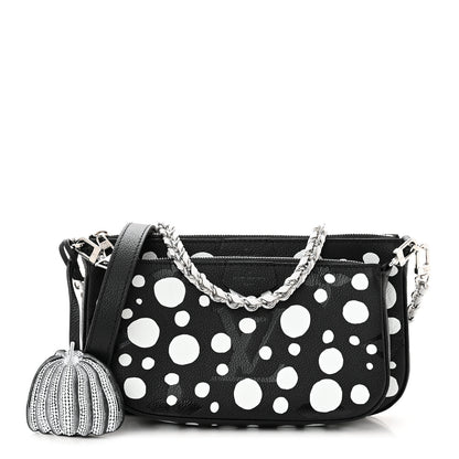 Louis Vuitton LV X YK Empreinte Multi Pochette Accessories Black White 1 of 10