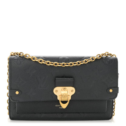 Louis Vuitton Empreinte Vavin Chain Wallet Black 1 of 10