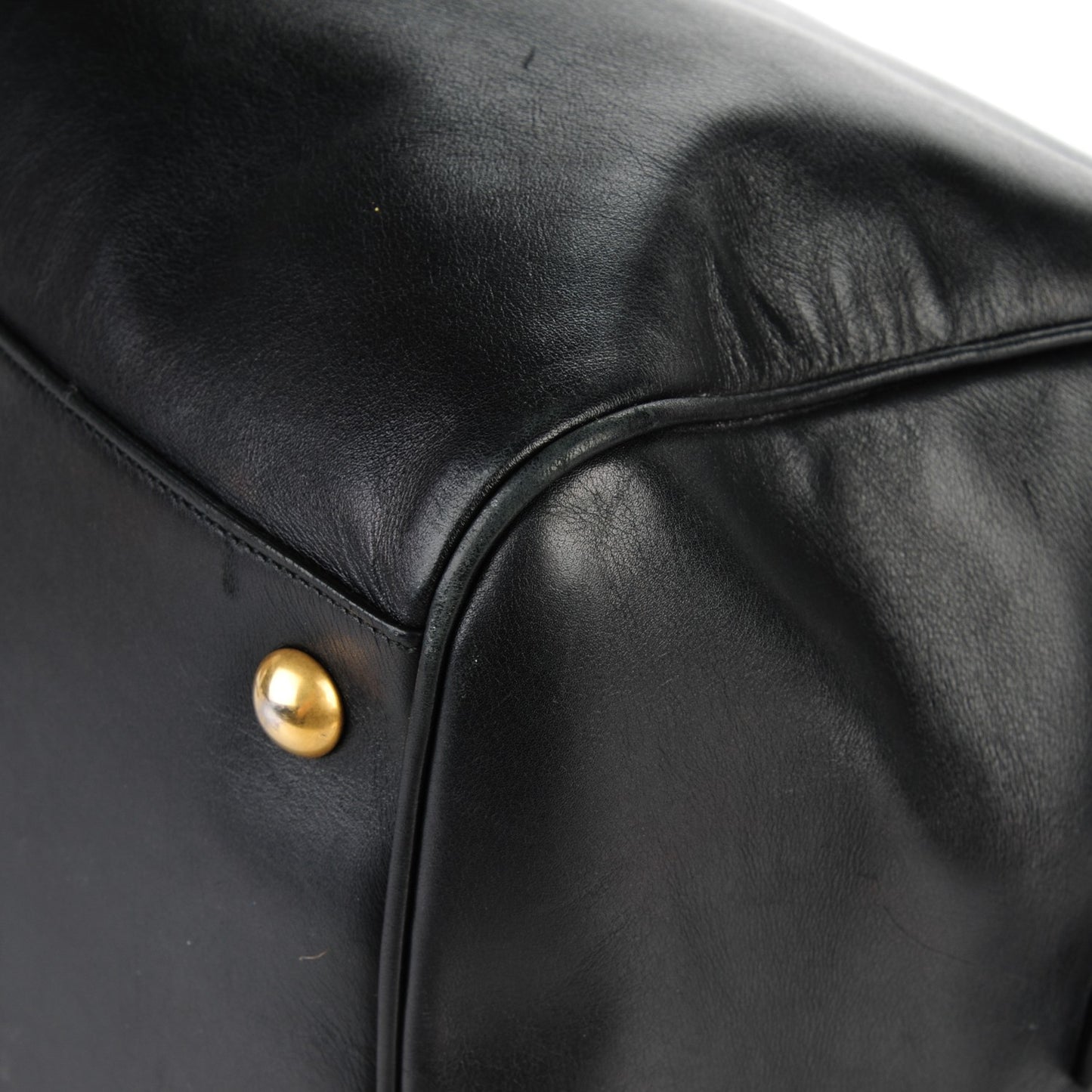 Calfskin Classic Duffle 12 Black