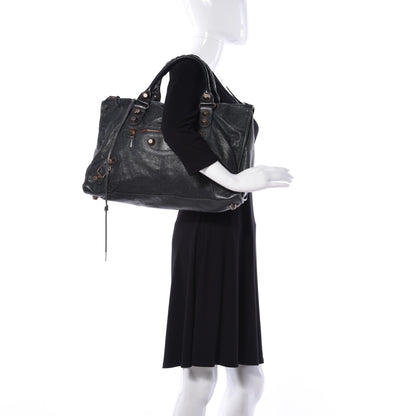 Balenciaga Agneau Giant 21 Rose Gold Hardware Work Anthracite 2 of 9