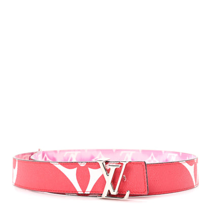 Louis Vuitton Giant Monogram 30mm LV Iconic Reversible 80 32 Belt Rouge 5 of 5
