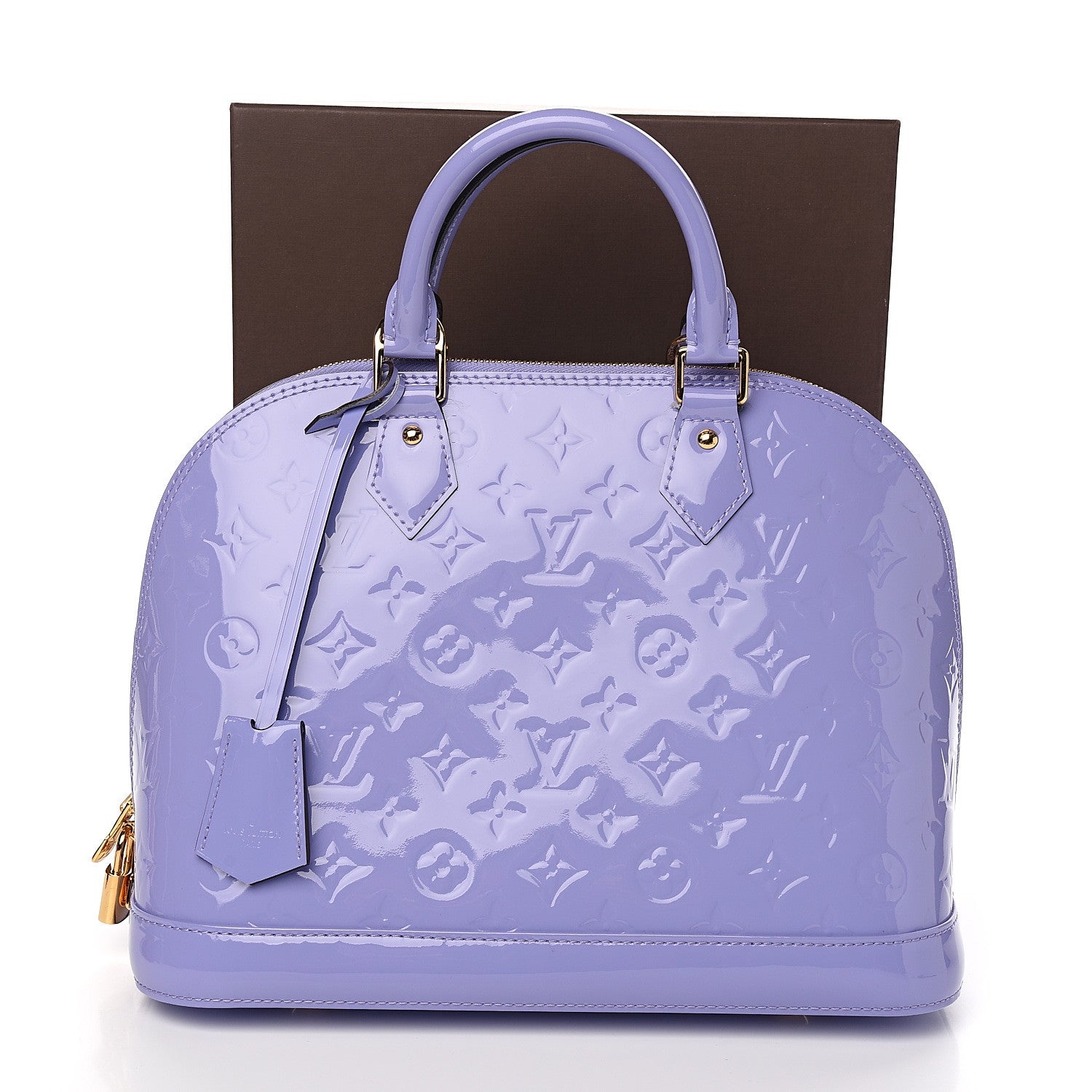 Louis Vuitton Vernis Alma PM Lilac 9 of 9