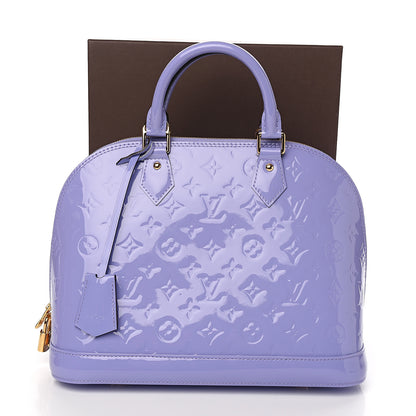 Louis Vuitton Vernis Alma PM Lilac 9 of 9