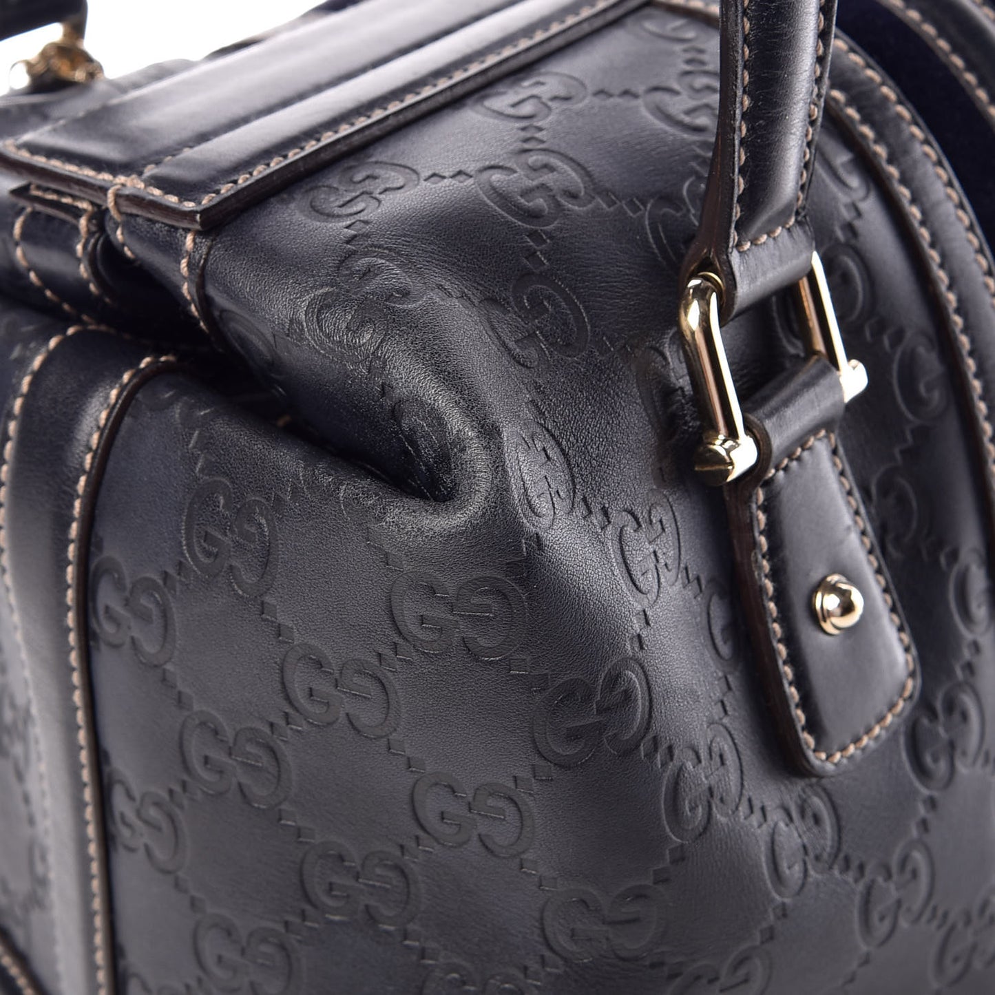 Guccissima Treasure Boston Black